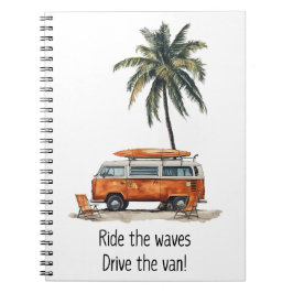 Rijd met de Waves VW Campervan Notitieboek