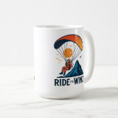 Rijd met de windmotor koffiemok (Voorkant rechts)