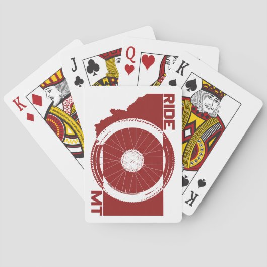 Rijd Montana Pokerkaarten (Achterkant)
