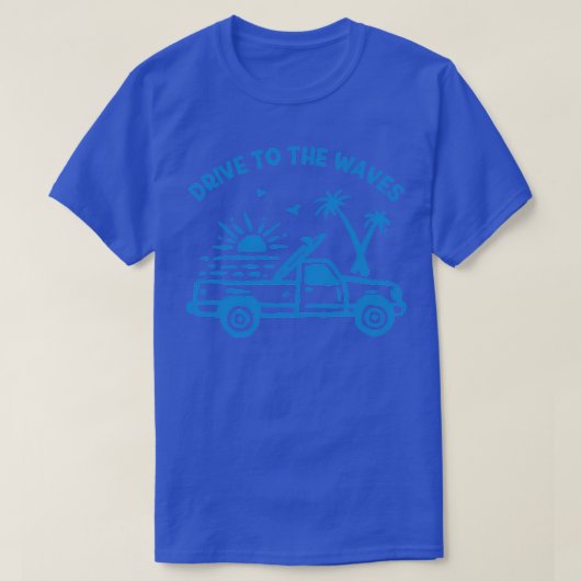 Rijd naar de Waves T-shirt (Design voorkant)