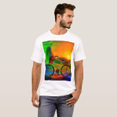 "Rijd naar het Sunset T-shirt" T-shirt (Voorkant volledig)
