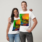"Rijd naar het Sunset T-shirt" T-shirt (Unisex)