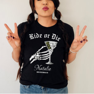 Rijd of Sterf Tot de Dood Ons Scheidt Bachelorette T-shirt