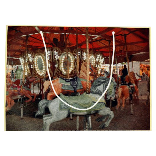 Rijd op de carrousel groot cadeauzakje (Achterkant)