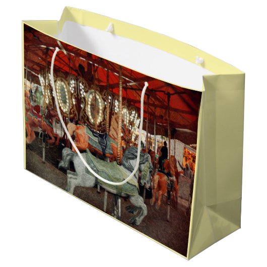 Rijd op de carrousel groot cadeauzakje (Achterkant Gekanteld)