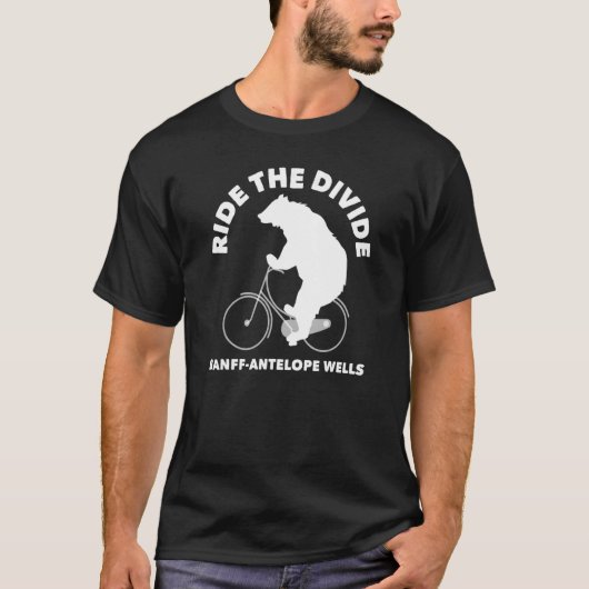 Rijd op de Divide Continental Divide mountainbike  T-shirt (Voorkant)