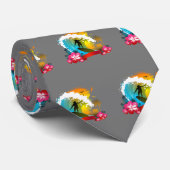 Rijd op de golf stropdas (Opgerold)