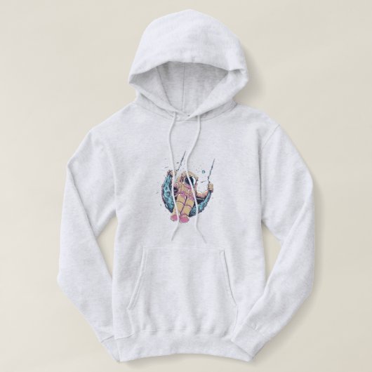 Rijd op de maan 🌝🌚 hoodie (Design voorkant)