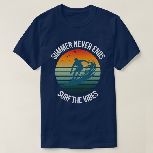 "Rijd op de zomergolf" T-shirt (Design voorkant)