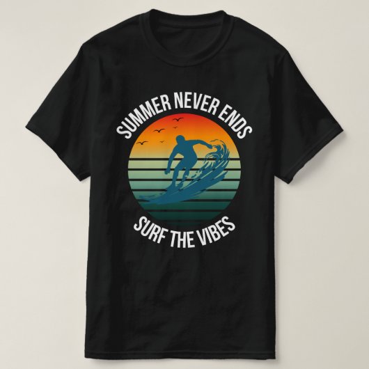 "Rijd op de zomergolf" T-shirt (Design voorkant)