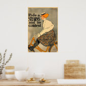 Rijd op een Stearns - Vintage fiets Poster (Keuken)