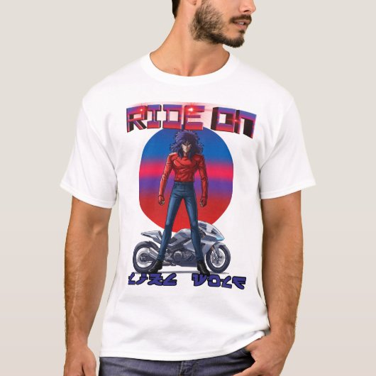 Rijd rond als een wolf  t-shirt (Voorkant)