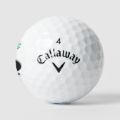 Rijd snel, zet langzaam golfballen (Logo)