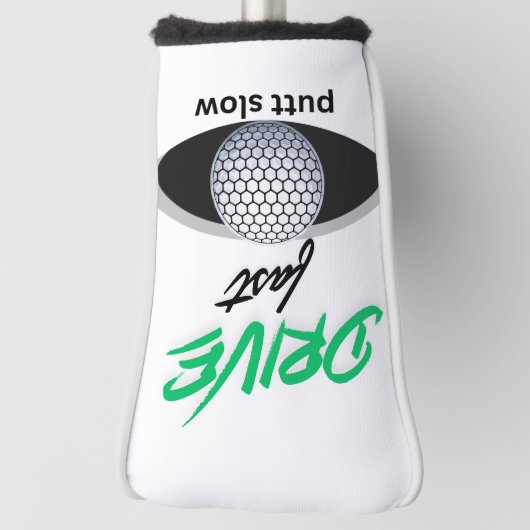 Rijd snel, zet langzaam golfheadcover (Draai 90)