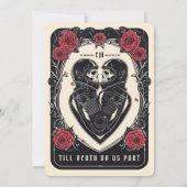 Rijd tot de dood en verder: Bruiloft Kaart (Achterkant)