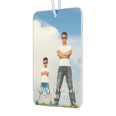 Rijd Veilig Aangepaste Foto Vader Verjaardag Cadea Luchtverfrisser (Links)