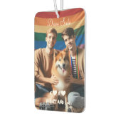 Rijd veilig homostel liefde | Aangepaste foto Luchtverfrisser (Links)