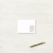 Rijd veilig, iemand houdt van je post-it® notes (Op bureau)
