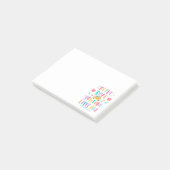 Rijd veilig, iemand houdt van je post-it® notes (Schuin)