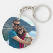 Rijd veilig met foto op de achterkant sleutelhanger (Achterkant)