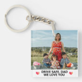 Rijd veilig papa sleutelhanger (voorkant)