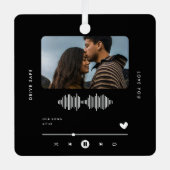 Rijd Veilige Muziekspeler Foto Auto Ornament (Voorkant)