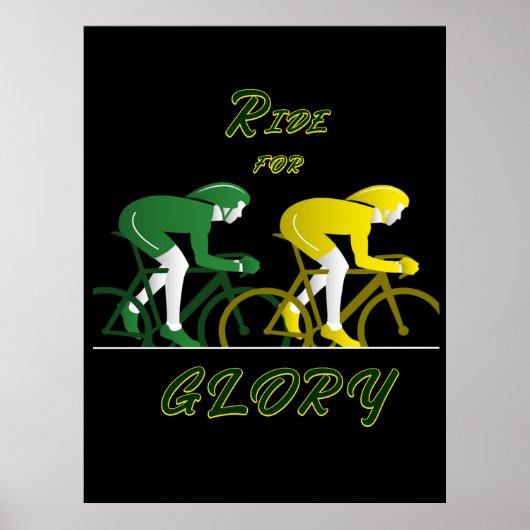 Rijd voor de Glorie Poster (Voorkant)
