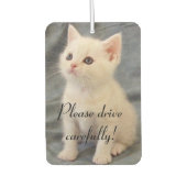 Rijd voorzichtig Kitten Luchtverfrisser (Voorkant)