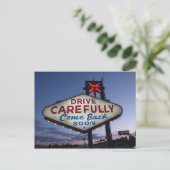Rijd voorzichtig Las Vegas Briefkaarten (Staand voorkant)