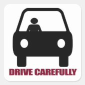 Rijd voorzichtig met Stickers (Voorkant)