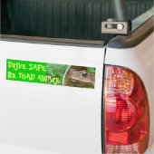 RIJD VOORZICHTIG - WEES PADDENBEWUST BUMPERSTICKER (Op Truck)