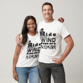 Rijden als de wind vrij als een paard t-shirt (Unisex)