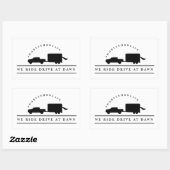 Rijden bij Dawn Sticker (Vel)