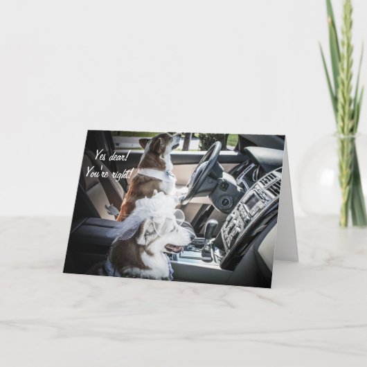 Rijden Corgis Jubileum Kaart (Voorkant)