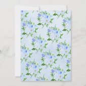 Rijden door Boys Baby shower Invitation Kaart (Achterkant)