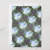 Rijden door Boys Baby shower Invitation Kaart (Achterkant)