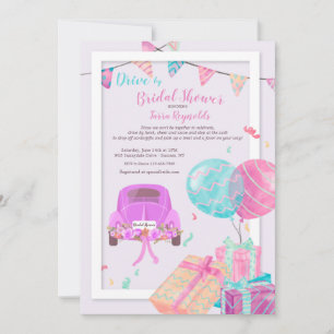 Rijden door Bridal Shower Uitnodiging