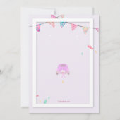 Rijden door Bridal Shower Uitnodiging (Achterkant)