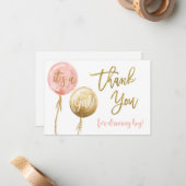 Rijden door dank u notitiekaartje (Voorkant / Achterkant in situ)