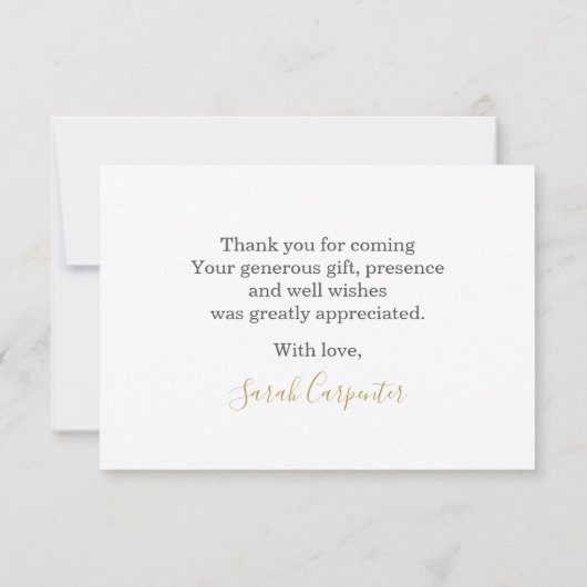 Rijden door dank u notitiekaartje (Achterkant)