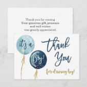 Rijden door dank u notitiekaartje (Voorkant / Achterkant)