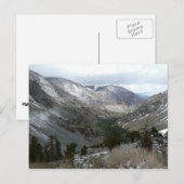 Rijden door de bergen van Snowy Sierra Nevada Briefkaart (Voorkant / Achterkant)