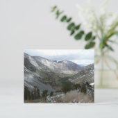 Rijden door de bergen van Snowy Sierra Nevada Briefkaart (Staand voorkant)