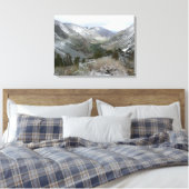 Rijden door de bergen van Snowy Sierra Nevada Canvas Afdruk (Insitu (Slaapkamer))