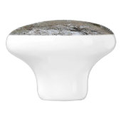 Rijden door de bergen van Snowy Sierra Nevada Keramische Knop (Zijkant)