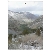 Rijden door de bergen van Snowy Sierra Nevada Klembord (Achterkant)