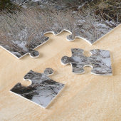 Rijden door de bergen van Snowy Sierra Nevada Legpuzzel (Zijkant)