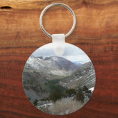 Rijden door de bergen van Snowy Sierra Nevada Sleutelhanger (Voorkant)