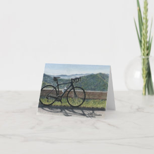 Rijden door de Blue Ridge-briefkaarten Bedankkaart