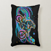 Rijden door de ruimte - Motorcross Rider Accent Kussen (Voorkant(Verticaal))